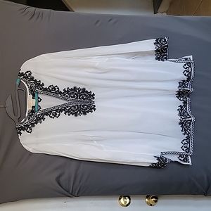 Womens long sleeve blouse 1X